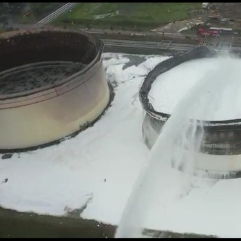 Potret Terkini Tangki Kilang Pertamina Cilacap Usai Terbakar