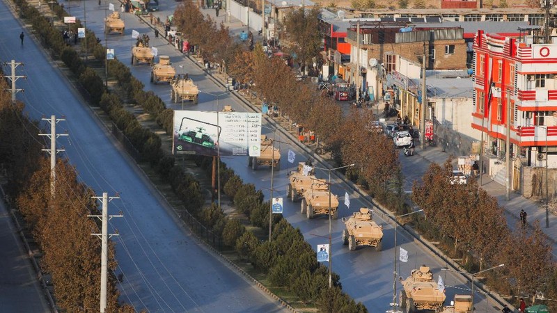 A general view of Taliban military parade in Kabul, Afghanistan November 14, 2021. REUTERS/Ali Khara  NO RESALES. NO ARCHIVES
