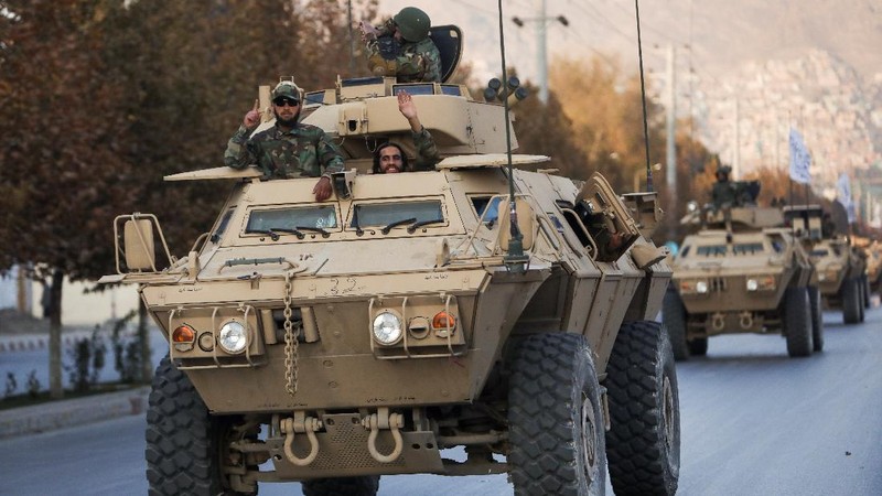 A general view of Taliban military parade in Kabul, Afghanistan November 14, 2021. REUTERS/Ali Khara  NO RESALES. NO ARCHIVES
