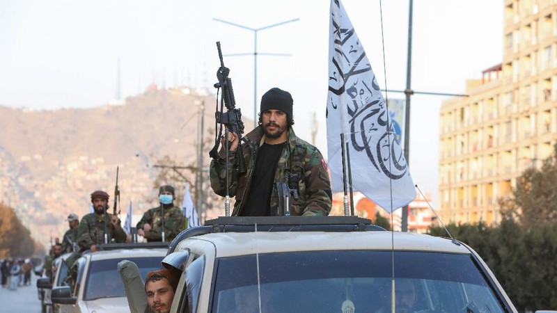 A general view of Taliban military parade in Kabul, Afghanistan November 14, 2021. REUTERS/Ali Khara  NO RESALES. NO ARCHIVES