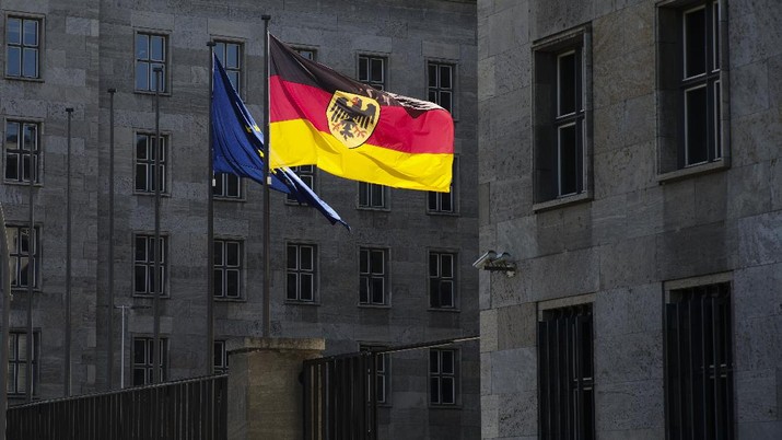 Bendera Jerman (AP Photo/Markus Schreiber)