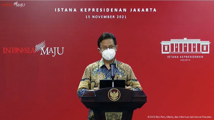 Menteri Kesehatan Budi Gunadi Sadikin (Tangkapan Layar Youtube Sekretariat Presiden)