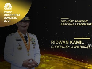 Ridwan Kamil Raih 'The Most Adaptive Regional Leader 2021'