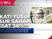 Saham TOPS Melesat 34% Usai Kabar Didekati oleh Yusuf Mansur