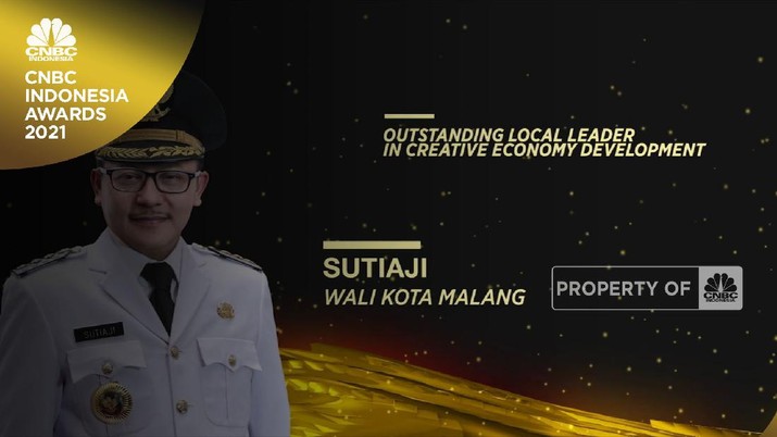 Walikota Sutiadi  Raih ‘Outstanding Local Leader in Creative Economy Development’