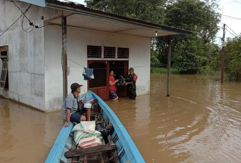Banjir Sintang (Ist/ Instagram/ditjenpajakri) Banjir Sintang (Ist/ Instagram/ditjenpajakri)