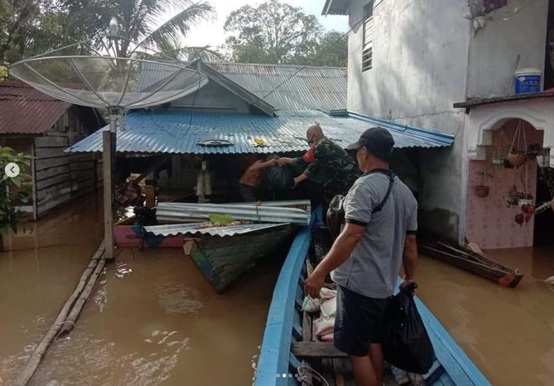 Banjir Sintang (Ist/ Instagram/ditjenpajakri) Banjir Sintang (Ist/ Instagram/ditjenpajakri)