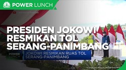 Presiden Jokowi Resmikan Tol Serang-Panimbang Seksi 1