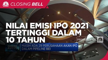 Nilai Emisi IPO 2021 Tertinggi Dalam 10 Tahun