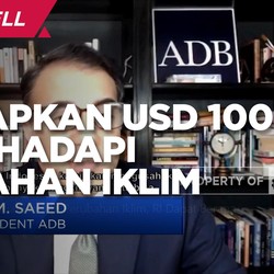 ADB Siapkan USD 100 M Atasi Perubahan Iklim,RI Dapat Berapa ?