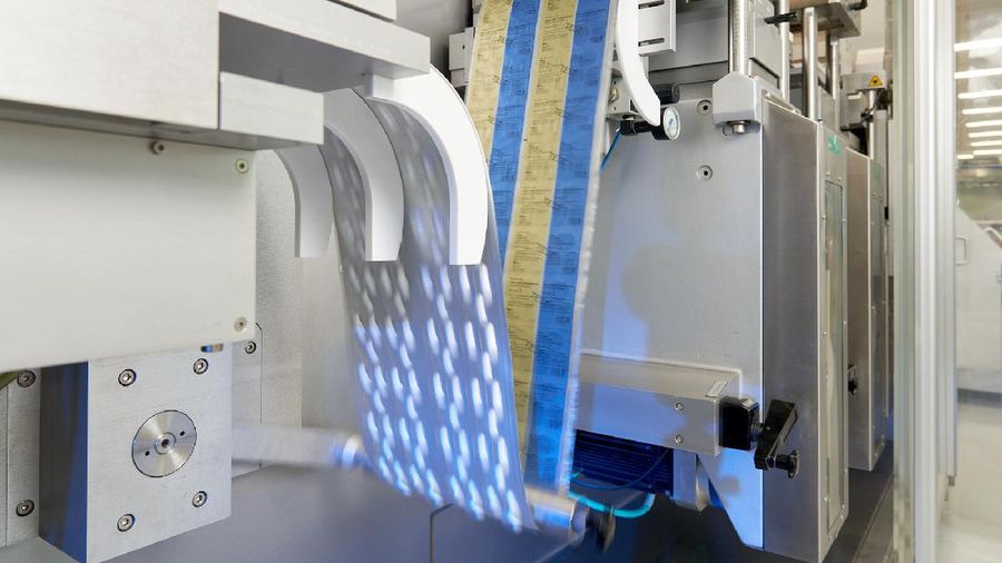 Paxlovid, a Pfizer's coronavirus disease (COVID-19) pill, is seen manufactured in Freiburg, Germany, in this undated handout photo obtained by Reuters on November 16, 2021. (Pfizer/Handout via REUTERS)