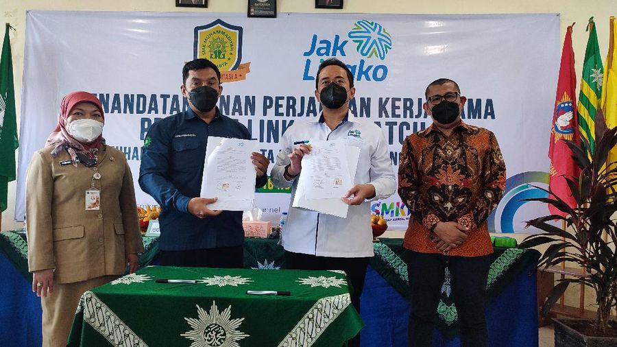 JakLingko Dukung Pendidikan Lewat Program Link and Match