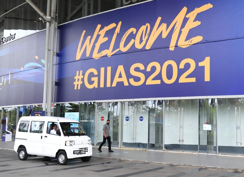 Jokowi di GIIAS 2021 (Lukas - Biro Pers Sekretariat Presiden) Jokowi di GIIAS 2021 (Lukas - Biro Pers Sekretariat Presiden)