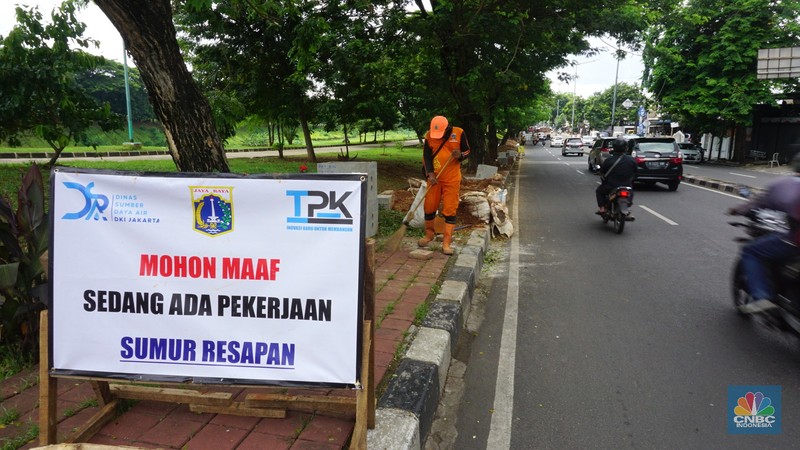 Sumur Resapan DKI (CNBC Indonesia/Tri Susilo)