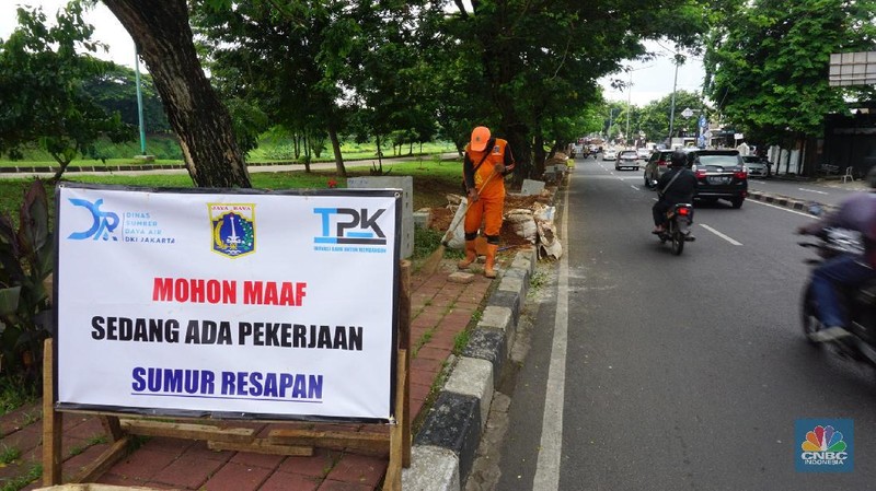 Sumur Resapan DKI (CNBC Indonesia/Tri Susilo)