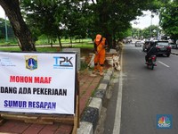 Penampakan Lubang-Lubang Sumur Rp400 Miliar di DKI