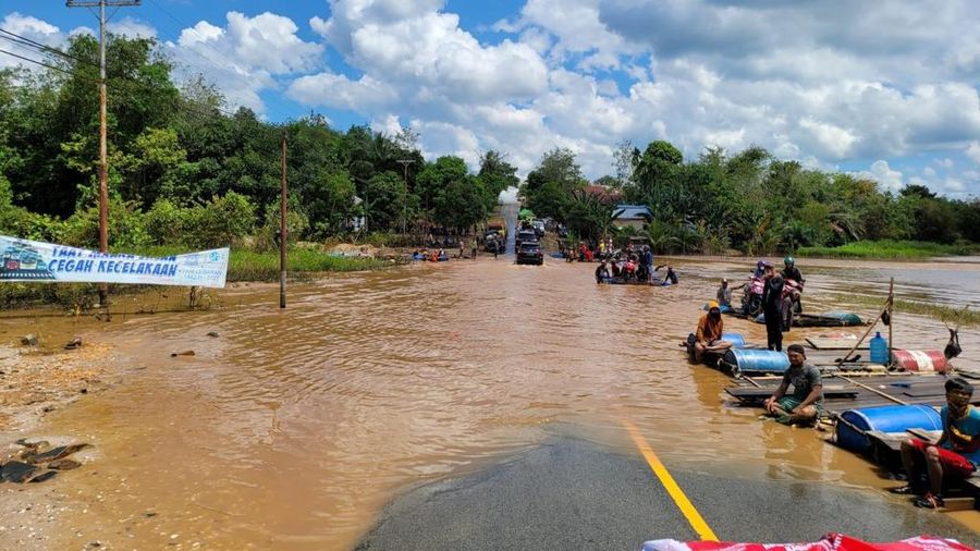 Banjir di Sintang dan Melawi (Biro Pers Kementerian PUPR)