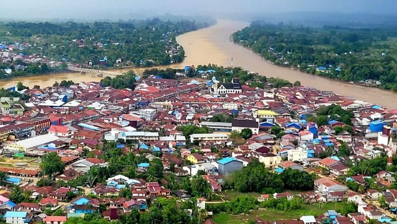 Banjir di Sintang dan Melawi (Biro Pers Kementerian PUPR)