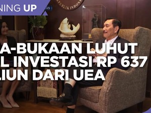 Buka-bukaan Luhut Soal Investasi Rp 637 Triliun dari UEA