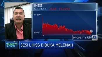 Nantikan Rilis RDG BI, IHSG Dibuka Melemah