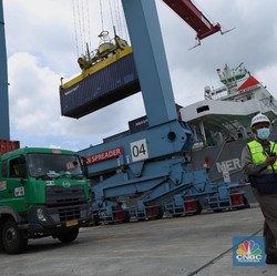 BPS: Ekspor RI US$ 22,84 M di November, Melonjak 49,7%