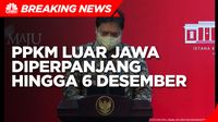 PPKM Luar Jawa Diperpanjang Hingga 6 Desember