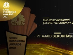 Ajaib Sekuritas Raih 'The Most Inspiring Securities Company'