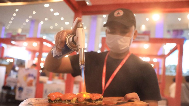 Jajanan HIts Kekinian (CNBC Indonesia/Muhamad Sabki)