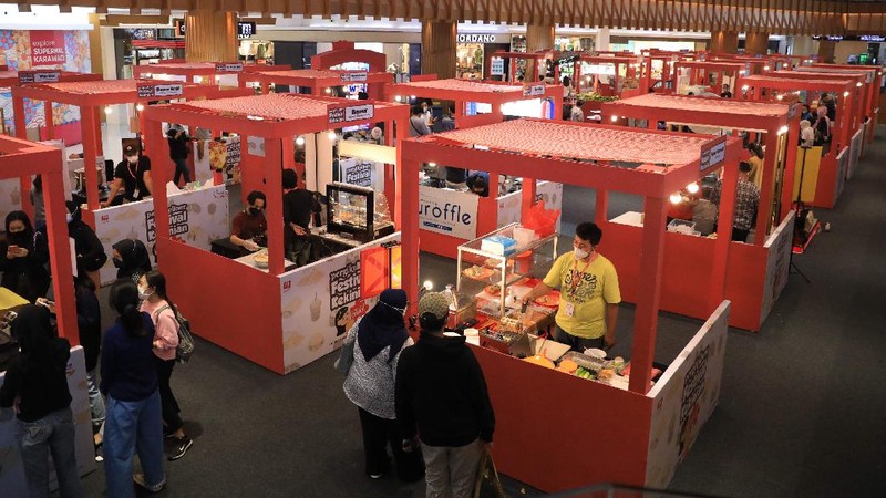 Jajanan HIts Kekinian (CNBC Indonesia/Muhamad Sabki)