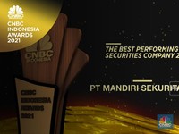 Mandiri Sekuritas 'The Best Performing Securities Company'