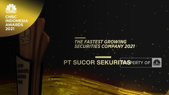 Sucor Sekuritas Raih 'The Fastest Growing Securities Company'
