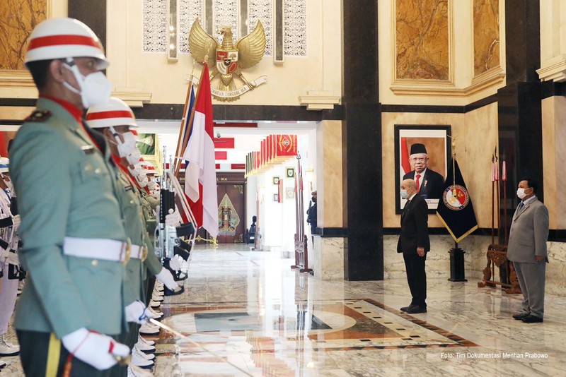 Pertemuan Prabowo & Le Drian