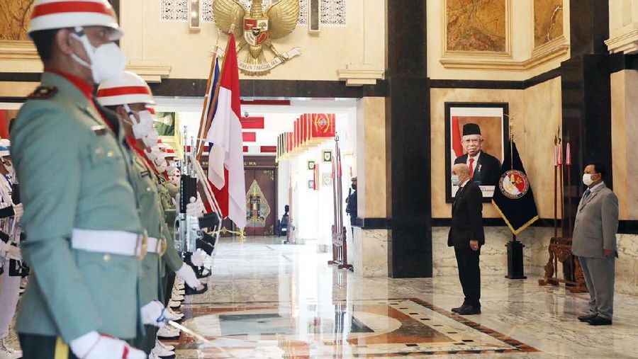 Pertemuan Prabowo & Le Drian