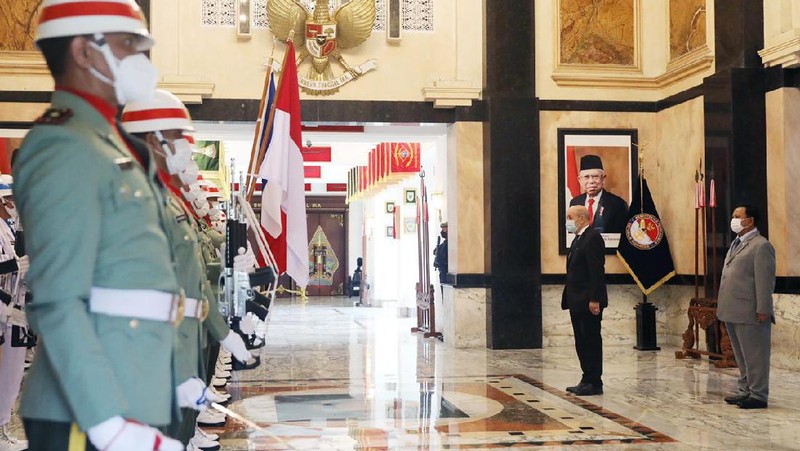 Pertemuan Prabowo & Le Drian
