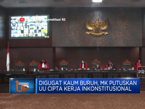 Digugat, MK Putuskan UU Cipta Kerja Inkonstitusional
