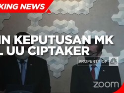 Menko Airlangga Jelaskan 3 Poin Keputusan MK Soal UU Ciptaker