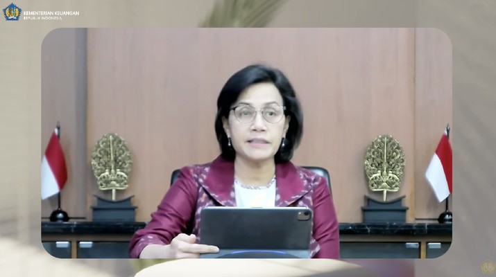Menteri Keuangan Sri Mulyani Saat Konferensi Pers APBN KITA 25 November 2021 (Tangkapan Layar Youtube Kemenkeu)