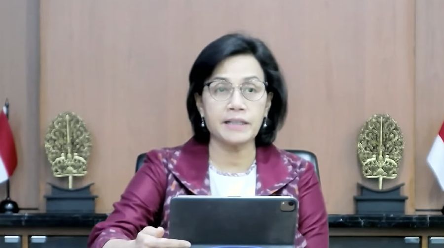 Menteri Keuangan Sri Mulyani Saat Konferensi Pers APBN KITA 25 November 2021 (Tangkapan Layar Youtube Kemenkeu)
