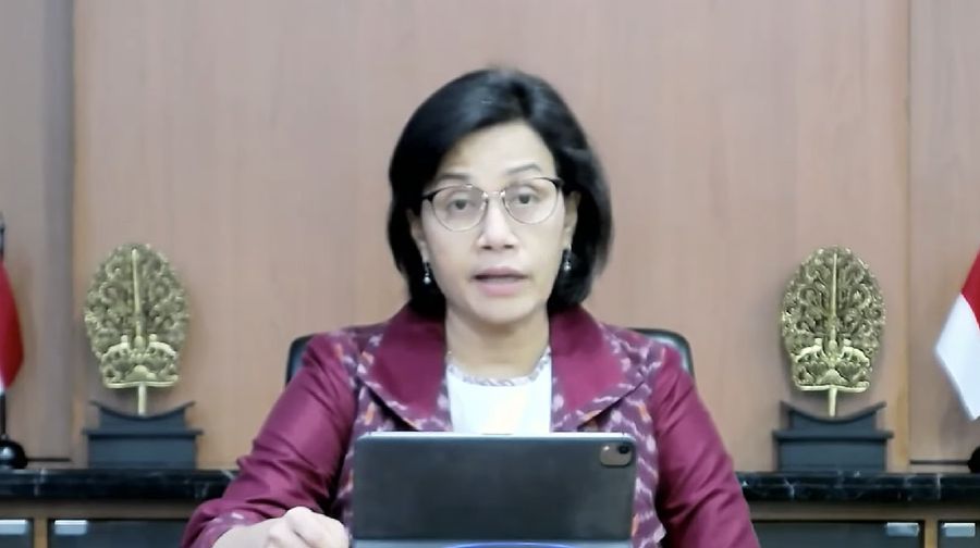 Menteri Keuangan Sri Mulyani Saat Konferensi Pers APBN KITA 25 November 2021 (Tangkapan Layar Youtube Kemenkeu)