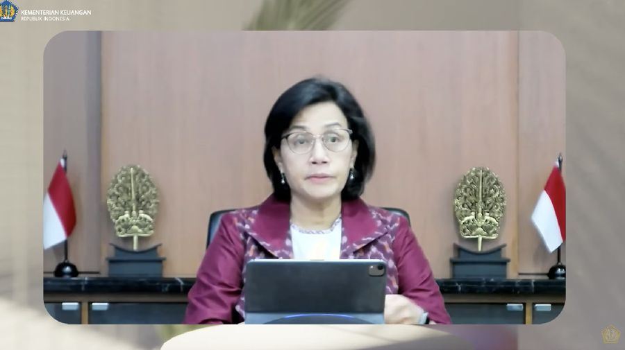 Menteri Keuangan Sri Mulyani Saat Konferensi Pers APBN KITA 25 November 2021 (Tangkapan Layar Youtube Kemenkeu)
