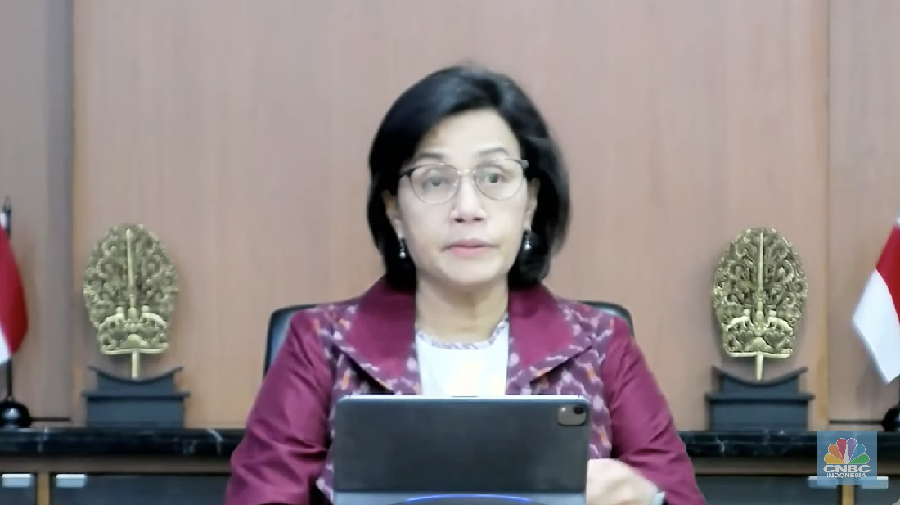 Menteri Keuangan Sri Mulyani Saat Konferensi Pers APBN KITA 25 November 2021 (Tangkapan Layar Youtube Kemenkeu)