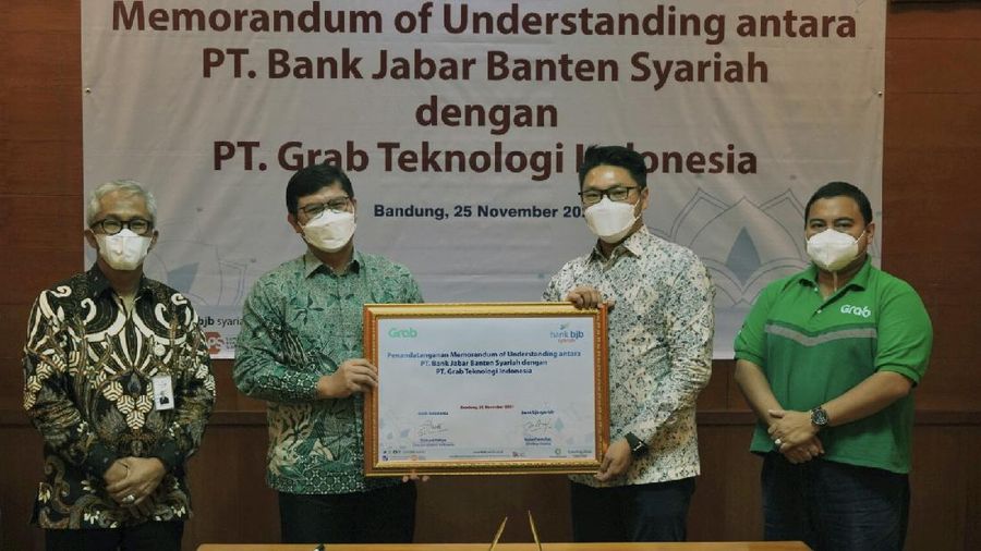 Akselerasi digital, bank bjb syariah kolaborasi dengan Grab Indonesia
