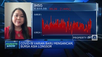 Covid-19 Varian Baru Mengancam, IHSG Anjlok 1,44%