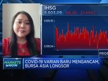 Covid-19 Varian Baru Mengancam, IHSG Anjlok 1,44%