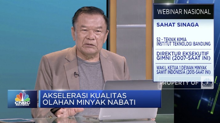 Direktur Eksekutif Gabungan Industri Minyak Nabati Indonesia (GIMNI), Sahat Sinaga Direktur Eksekutif Gabungan Industri Minyak Nabati Indonesia (GIMNI), Sahat Sinaga