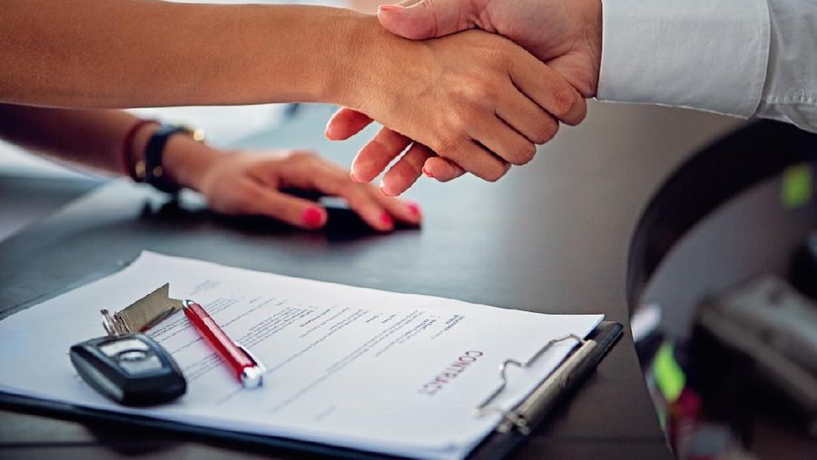 Car dealer sales/rent car to the customer