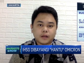 Dibayangi 'Hantu' Omicron, IHSG Melemah di Awal Pekan