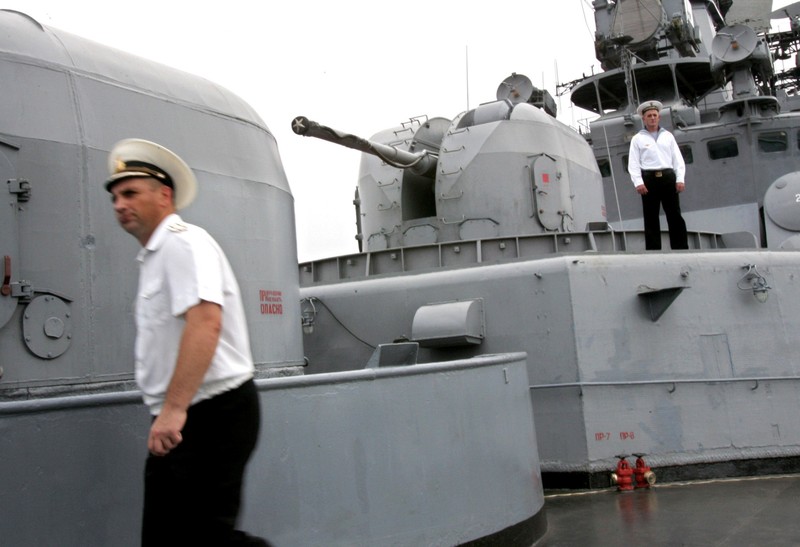 Kapal perang Admiral Panteleyev File AP/Dita Alangkara