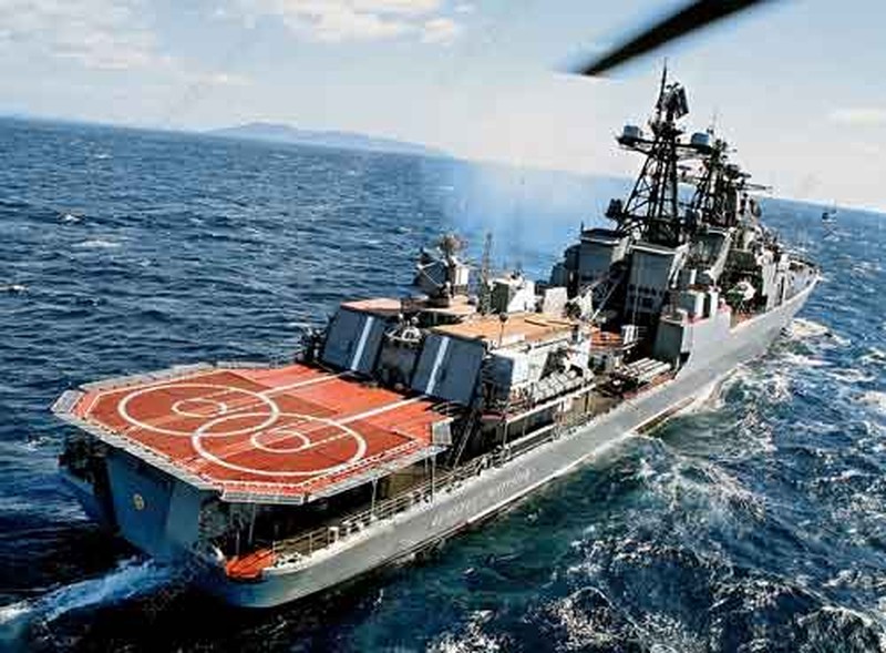 Kapal perang Admiral Panteleyev File AP/Dita Alangkara