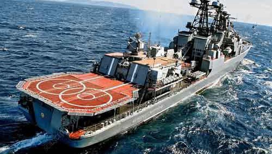 Kapal perang Admiral Panteleyev File AP/Dita Alangkara